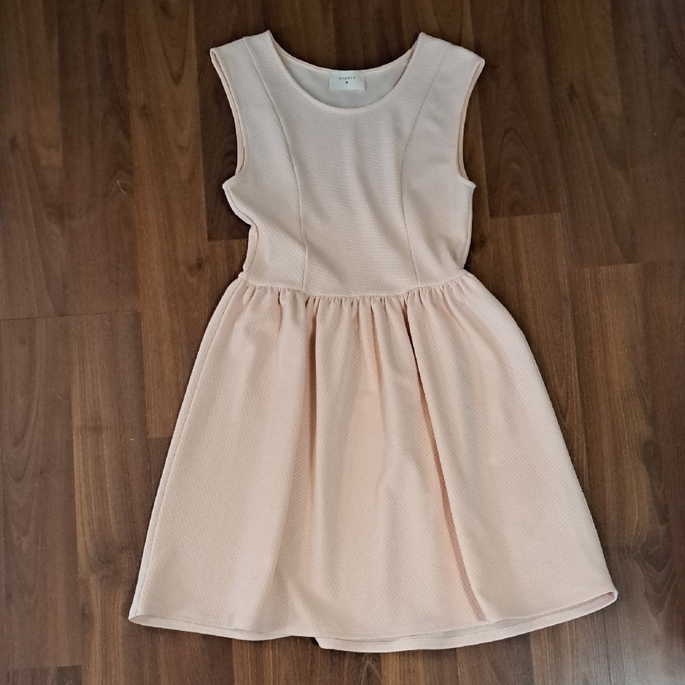 Everly Blush Sleeveless Casual Dress